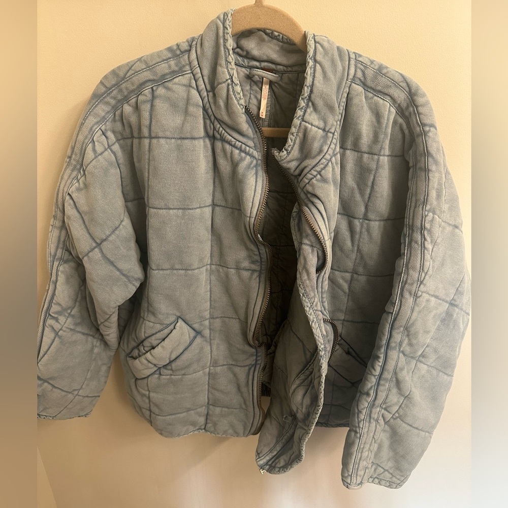 Free People Dolman Quilted Knit Jacket